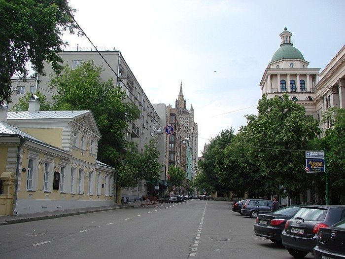 Сивцев вражек улица в москве карта